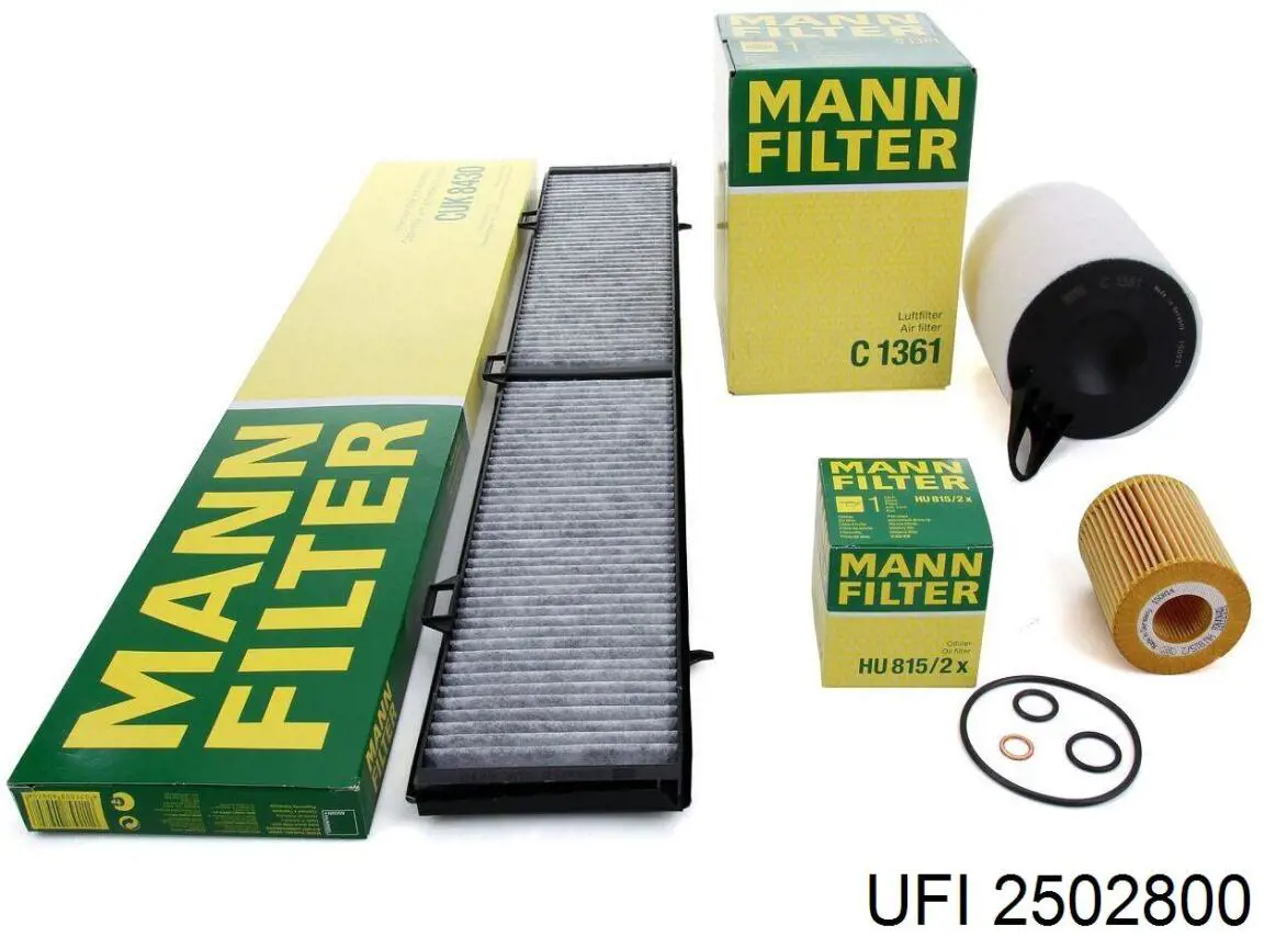 Filtro de aceite motor UFI 2502800