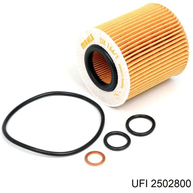 Filtro de aceite UFI 2502800 precio, desde 5,80 EUR
