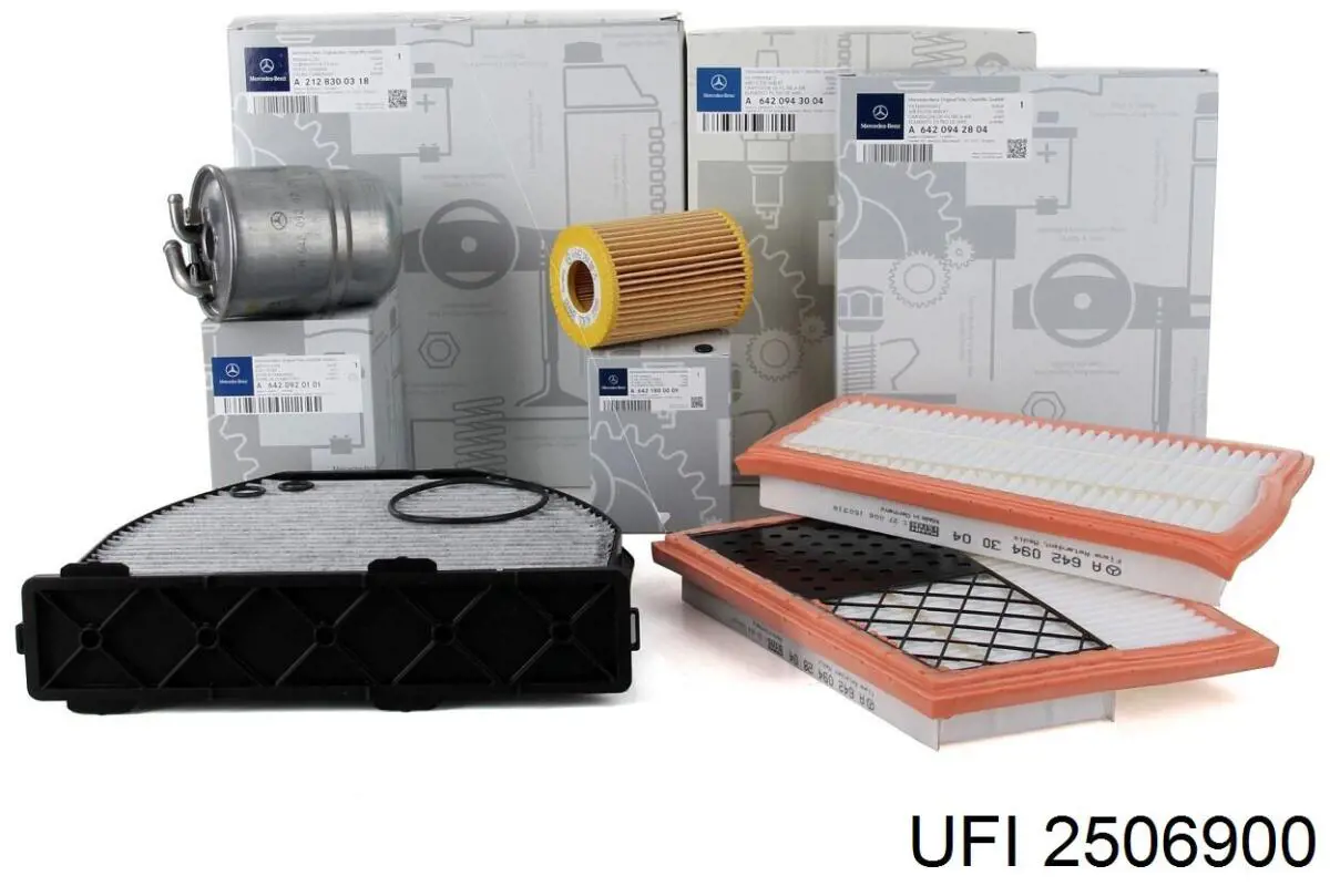 Filtro de aceite UFI 2506900 precio, desde 8,13 EUR