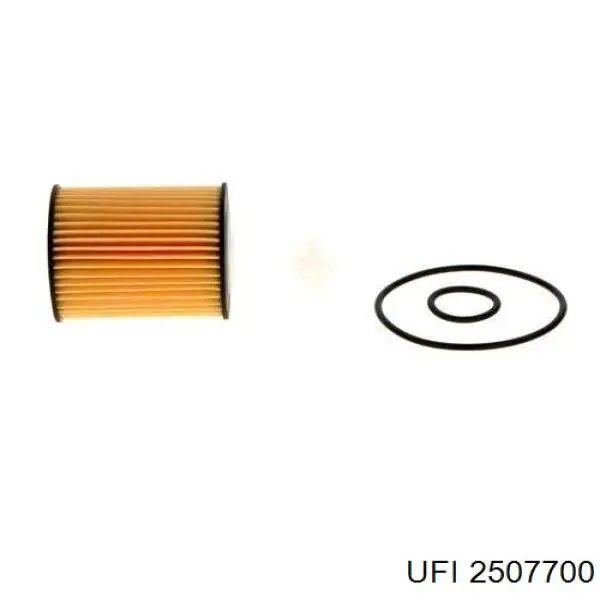 Filtro de aceite UFI 2507700 precio, desde 5,86 EUR