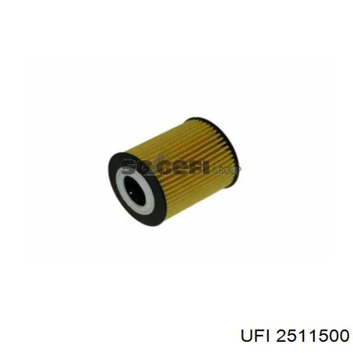 Filtro de aceite motor UFI 2511500