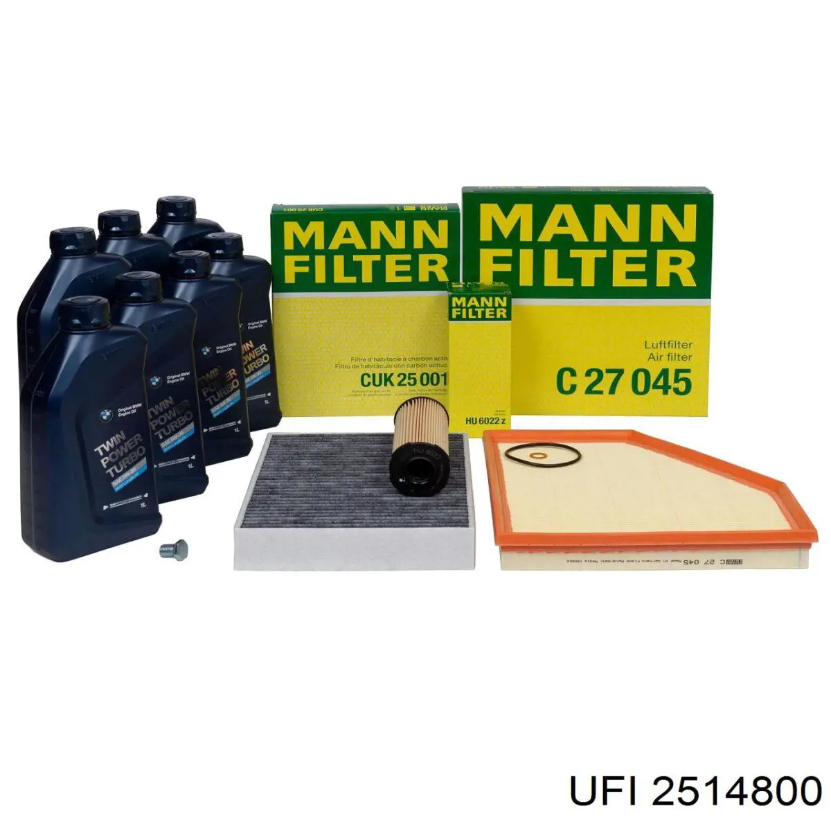 Filtro de aceite UFI 2514800 precio, desde 8,73 EUR