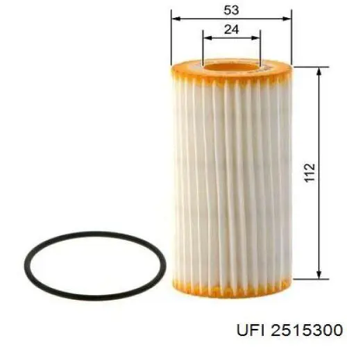 Filtro de aceite UFI 2515300 precio, desde 8,24 EUR