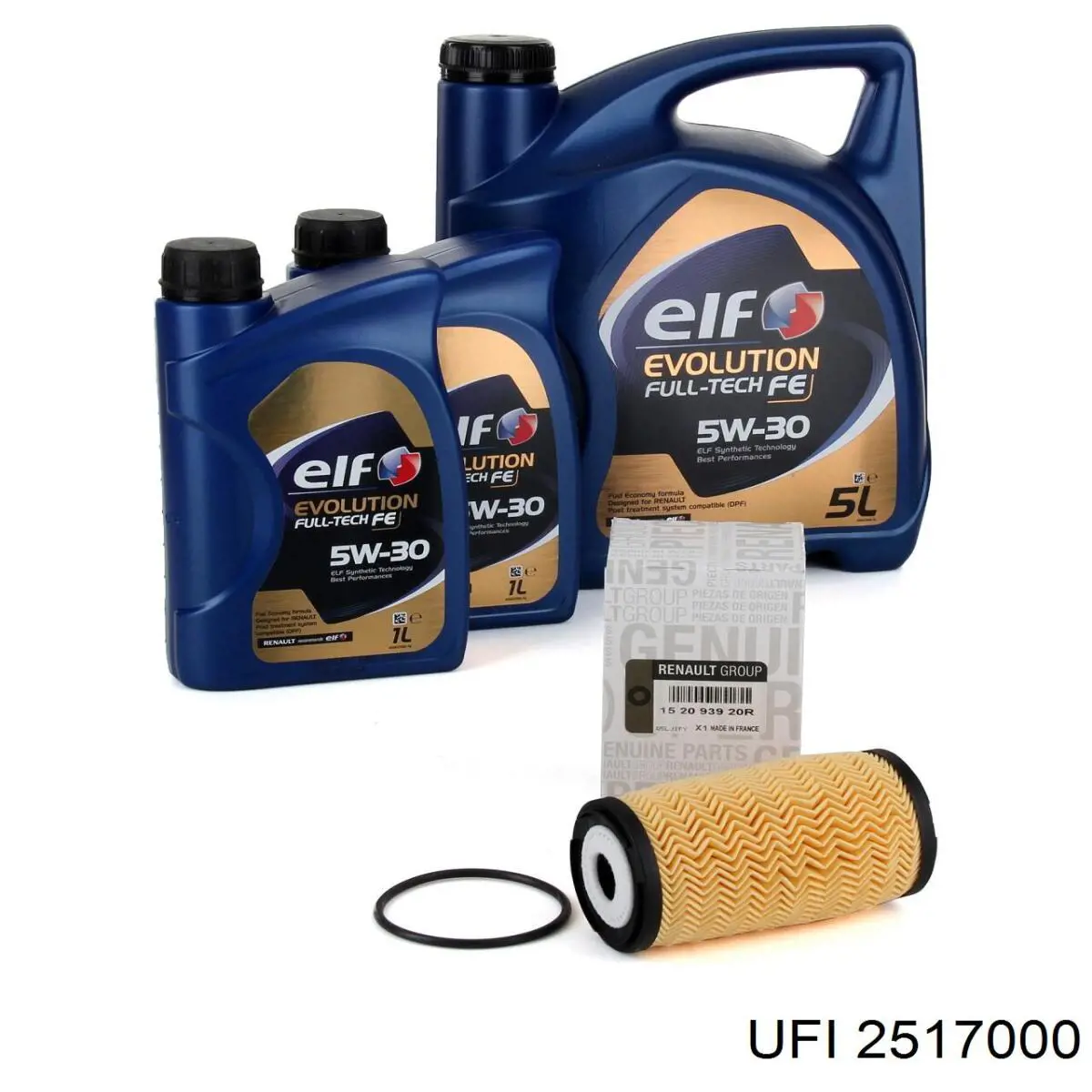 Filtro de aceite 2517000 UFI