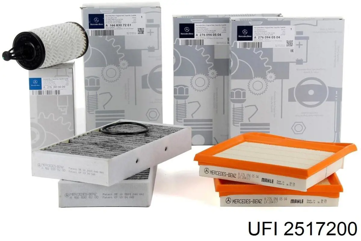 Filtro de aceite UFI 2517200 precio, desde 9,90 EUR