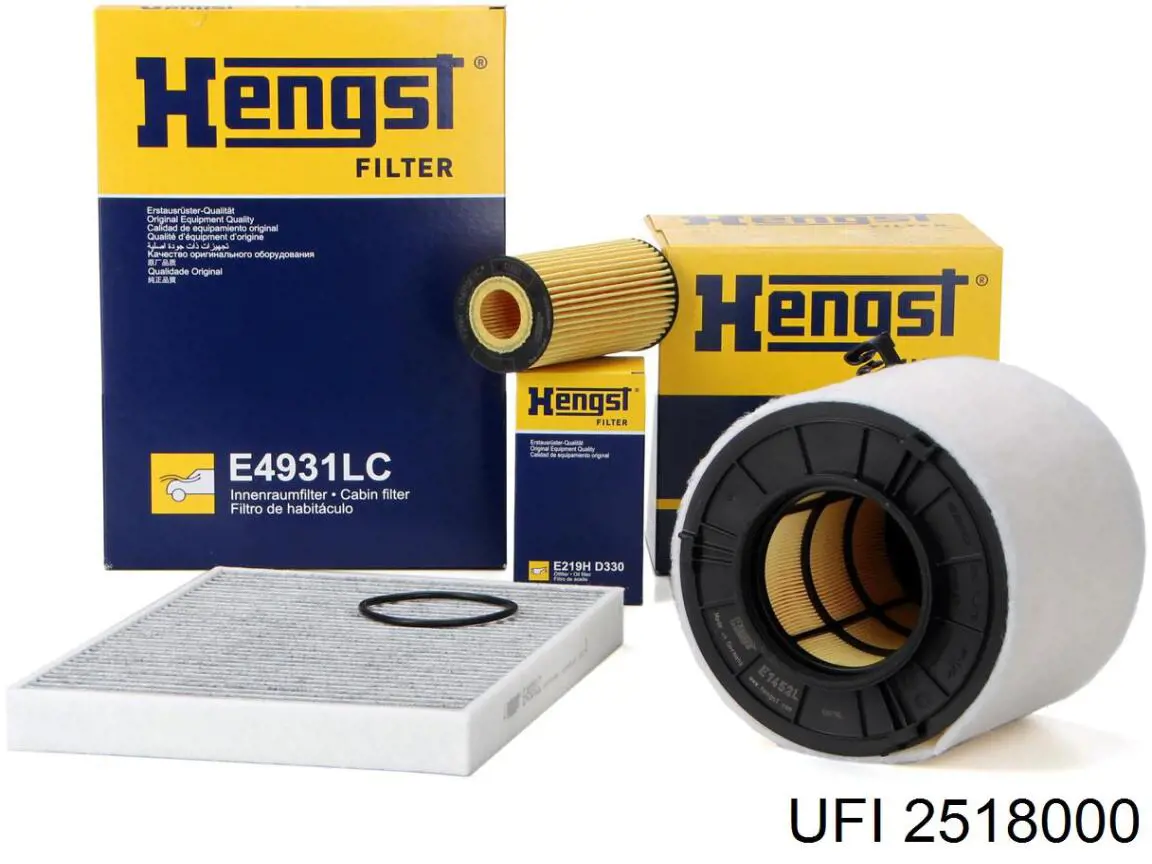Filtro de aceite motor UFI 2518000
