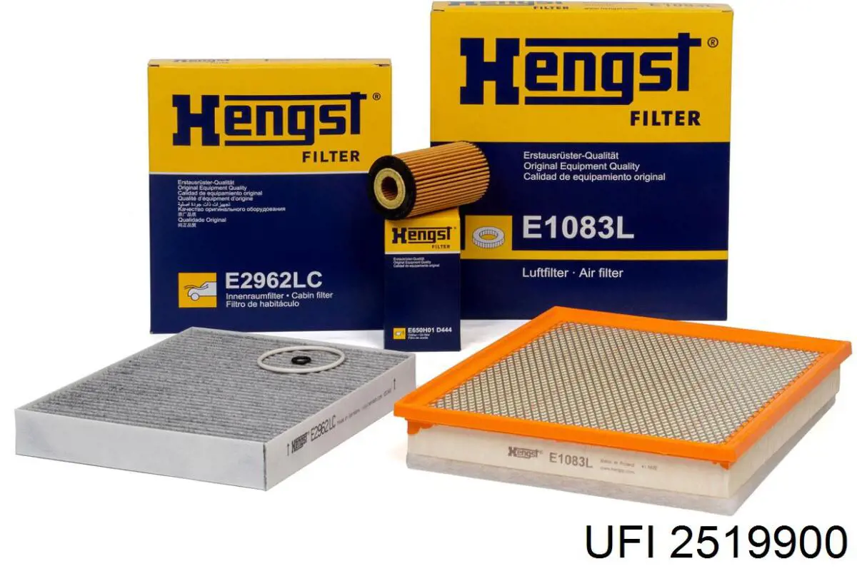 2519900 UFI Filtro aceite