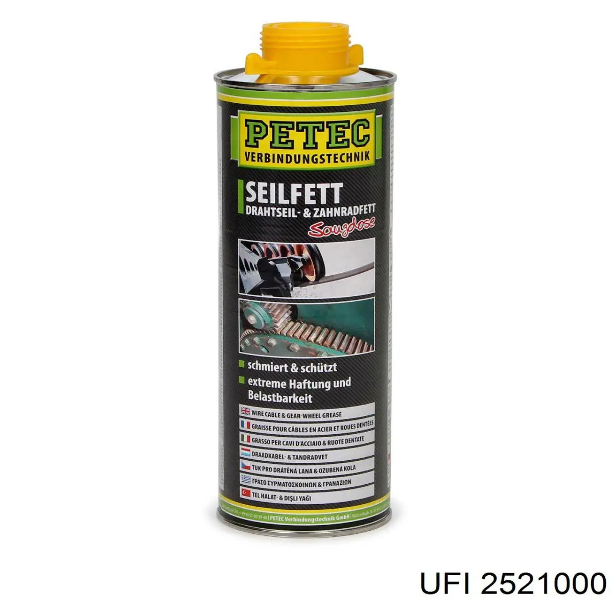 Filtro de aceite motor UFI 2521000