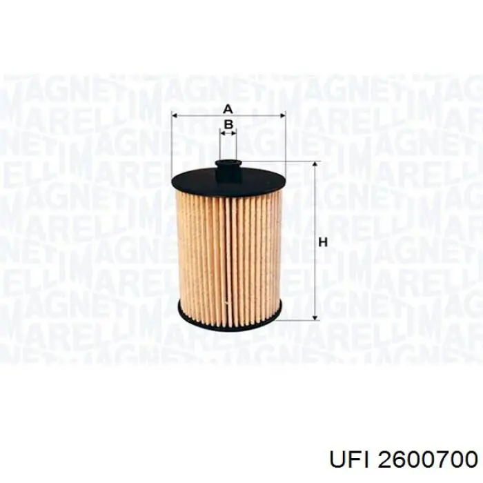 Filtro combustible UFI 2600700 precio, desde 14,92 EUR