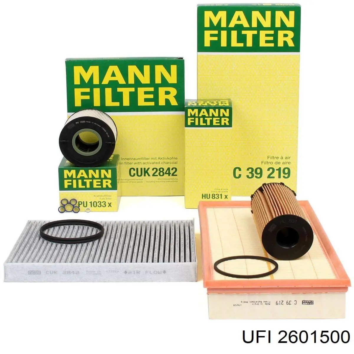 Filtro de combustible 2601500 UFI