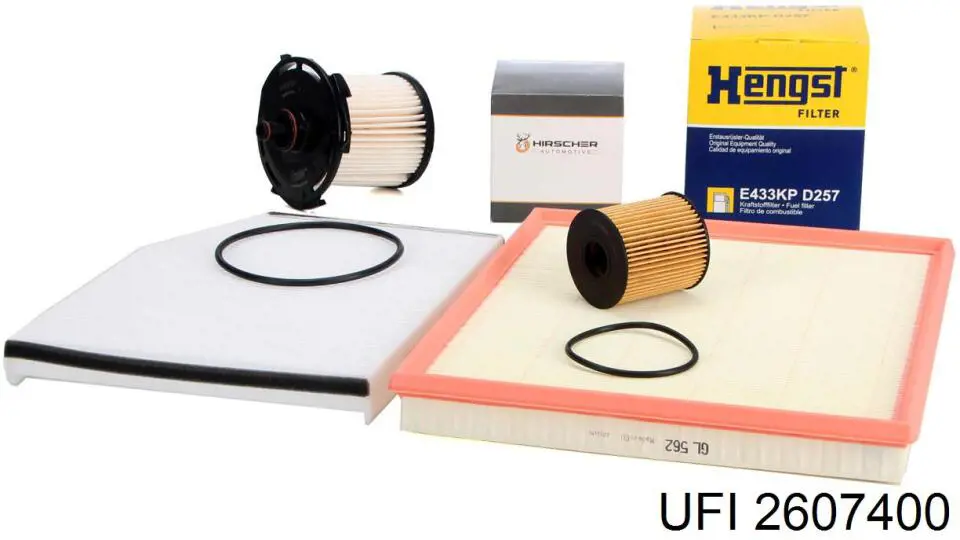2607400 UFI Filtro de gasolina