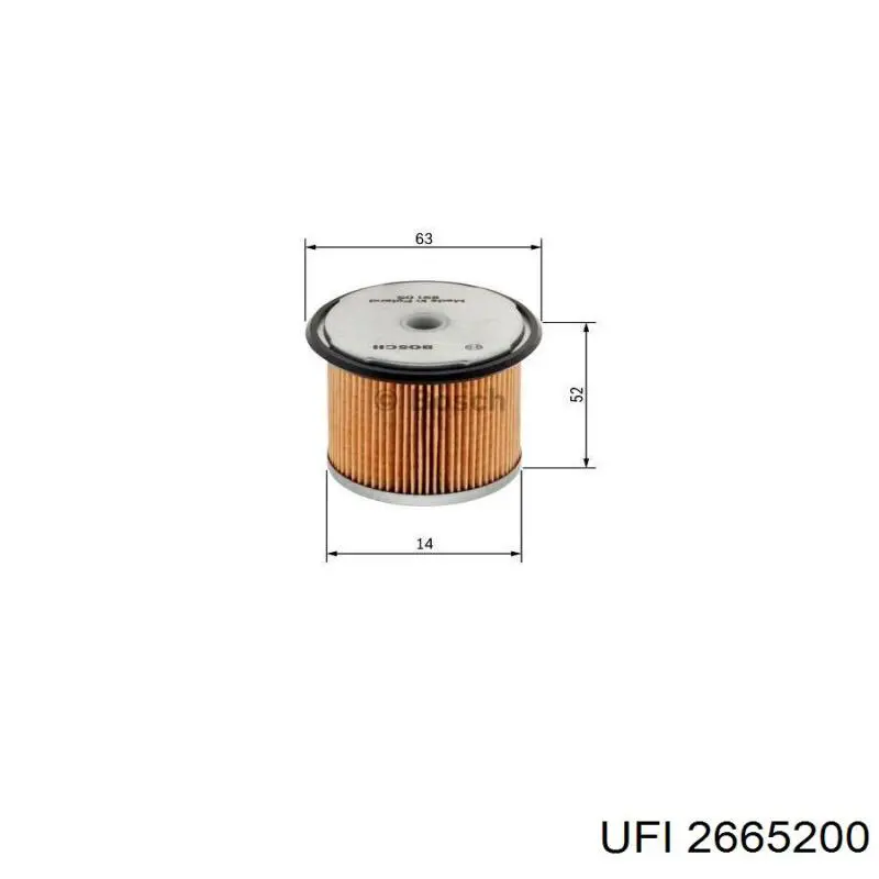 Filtro de gasoil Mahle Original KX13D
