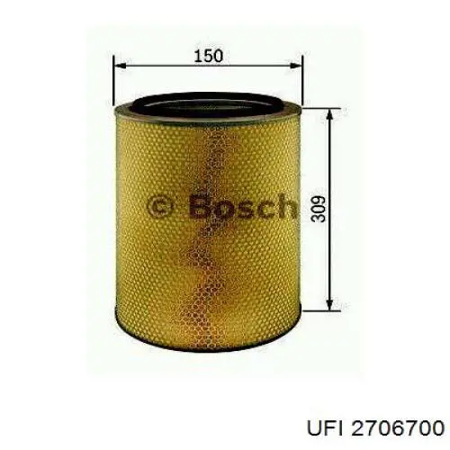 Comprar 2706700 UFI Filtro de aire