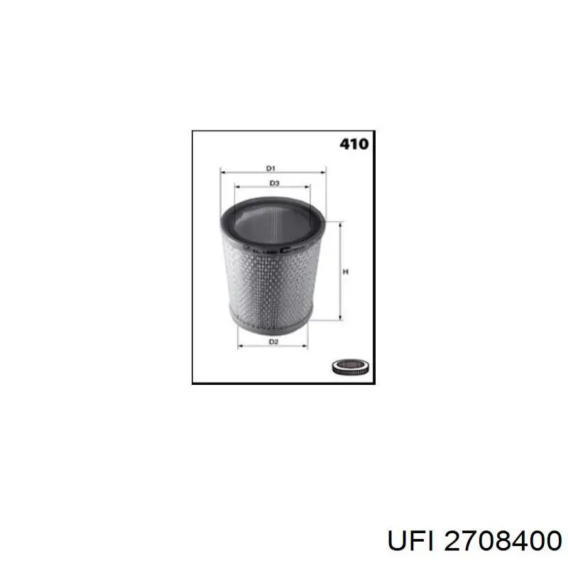 Filtro de aire 2708400 UFI