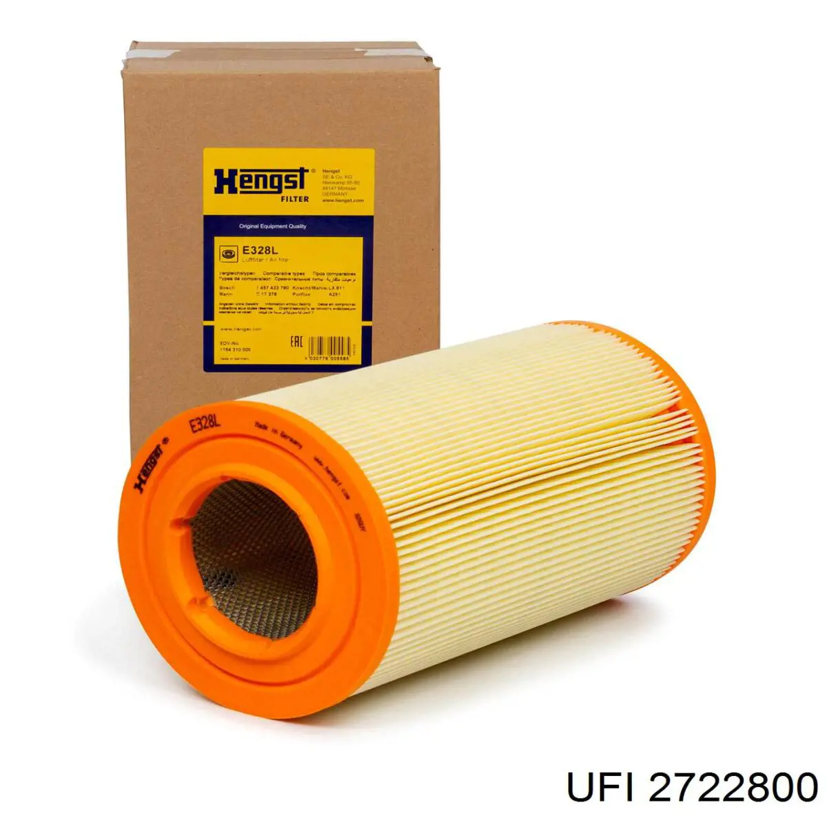 El filtro de aire UFI 2722800 precio, desde 14,69 EUR