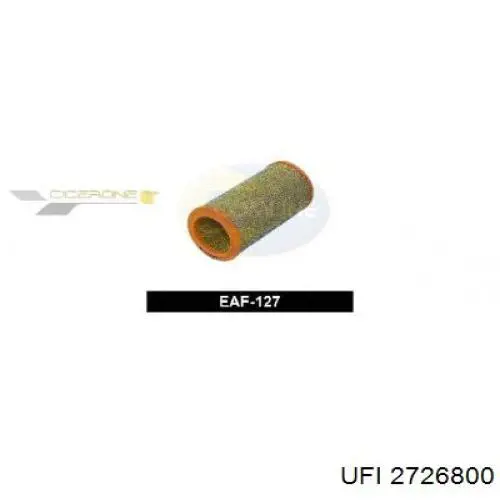 Filtro de aire 2726800 UFI