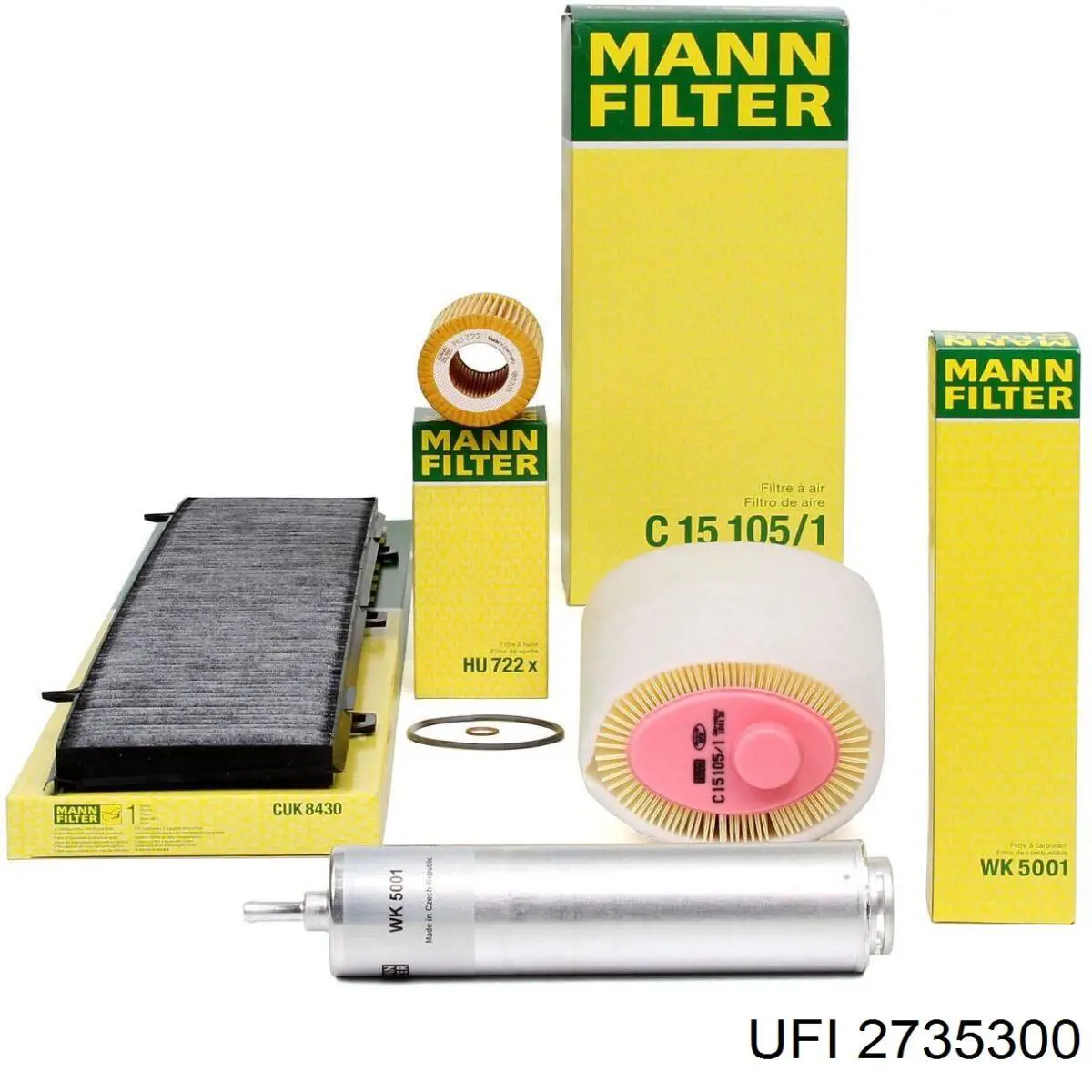 El filtro de aire UFI 2735300 precio, desde 17,36 EUR