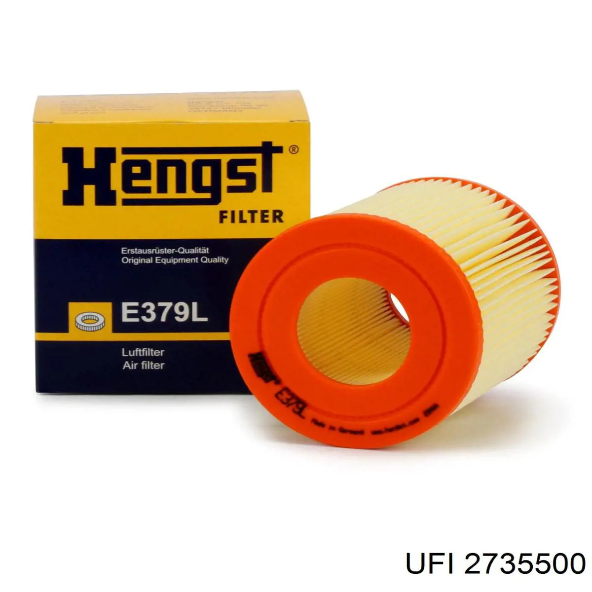 2735500 UFI Filtro de aire de motor