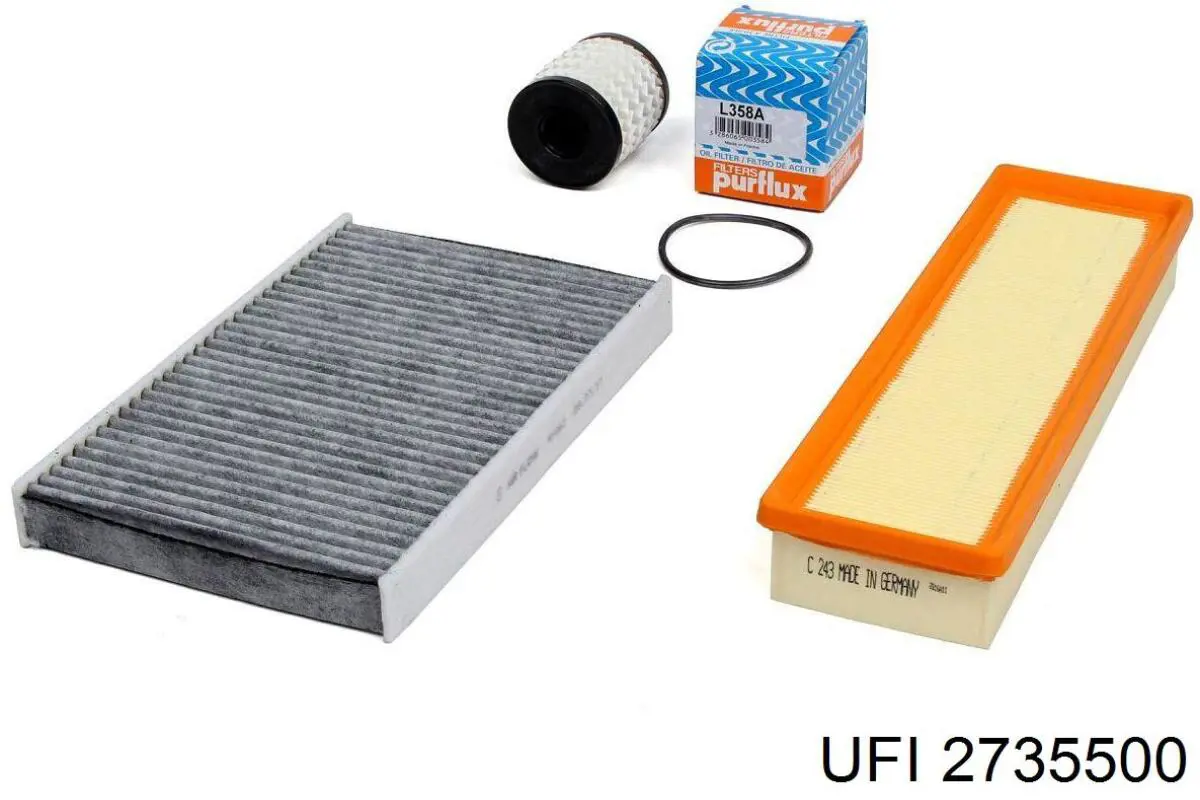 Filtro aire UFI 2735500