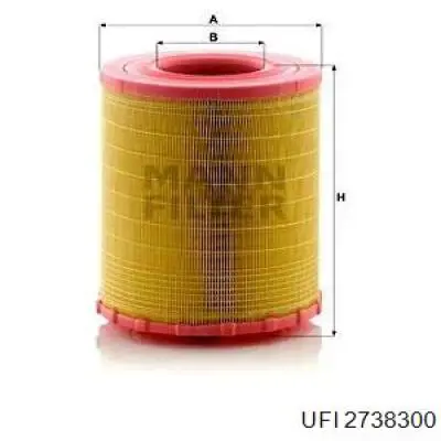 El filtro de aire UFI 2738300 precio, desde 53,31 EUR