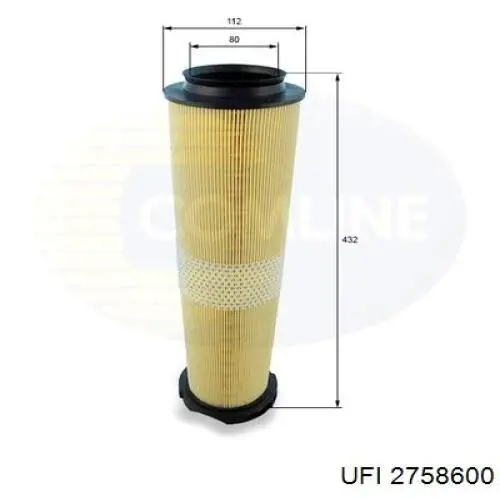 Comprar 2758600 UFI Filtro de aire