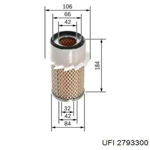 27.933.00 UFI filtro de aire