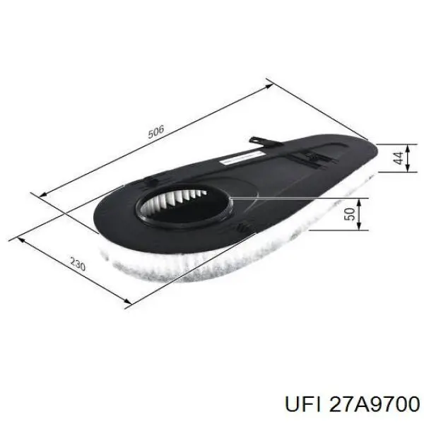 Filtro aire UFI 27A9700