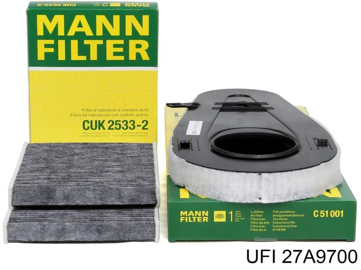 Comprar 27A9700 UFI Filtro de aire