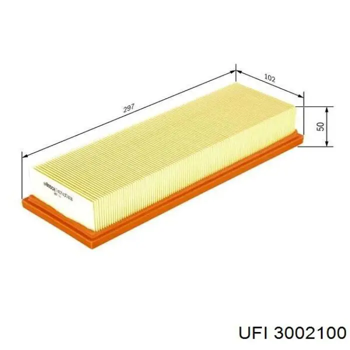 El filtro de aire UFI 3002100 precio, desde 5,72 EUR