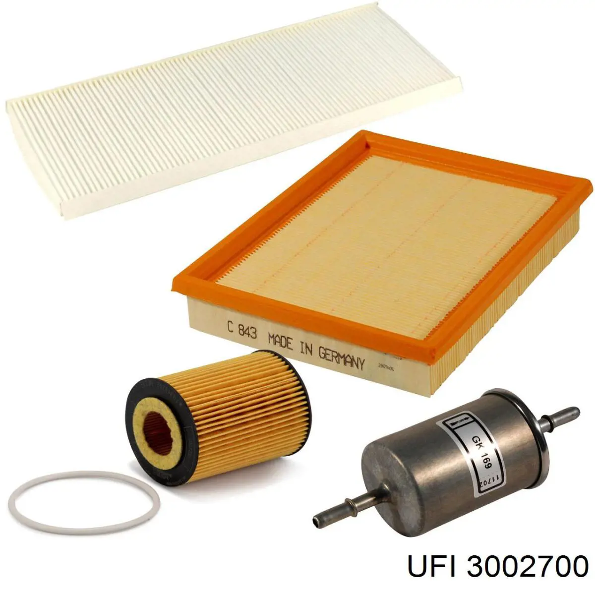 3002700 UFI Filtro de aire de motor