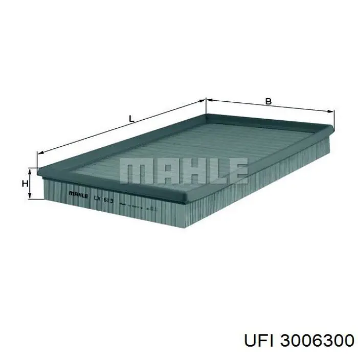 Comprar 3006300 UFI Filtro de aire