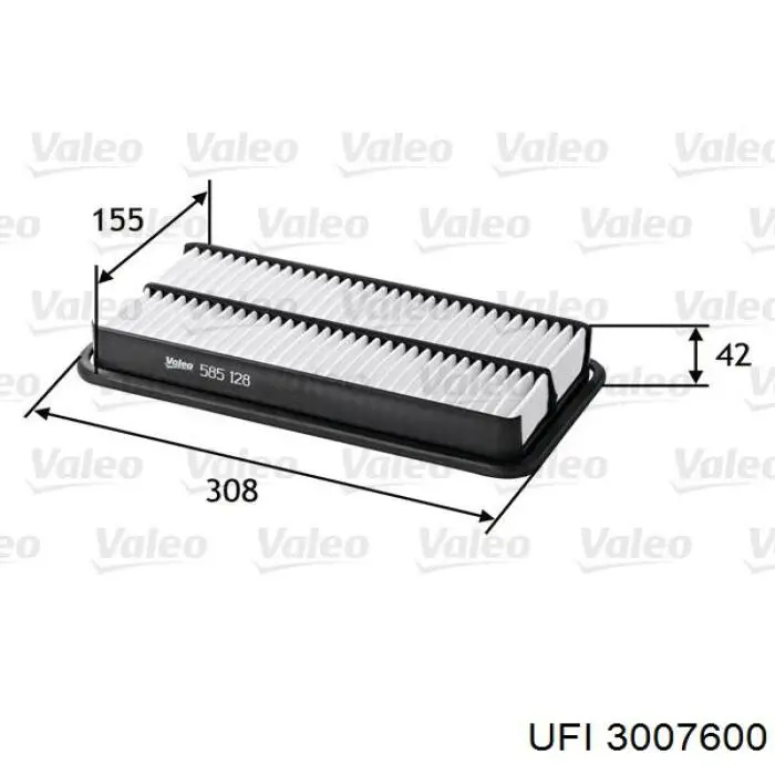 Comprar 3007600 UFI Filtro de aire