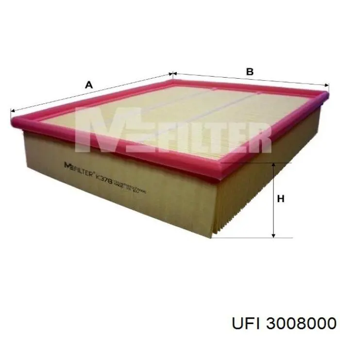 Filtro de aire Volkswagen LT 2DB, 2DE, 2DK