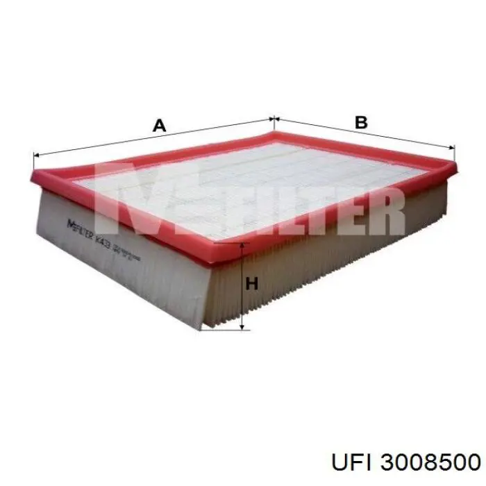 Filtro de aire 3008500 UFI
