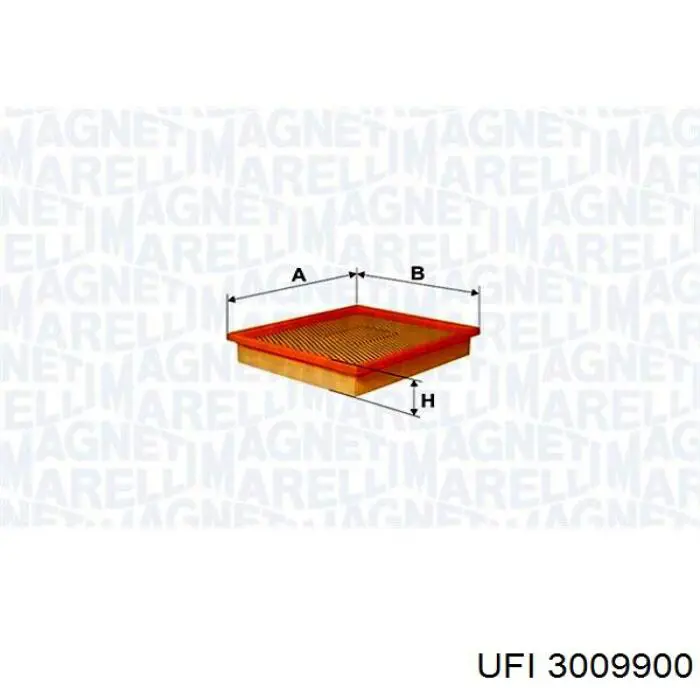Filtro de aire 3009900 UFI