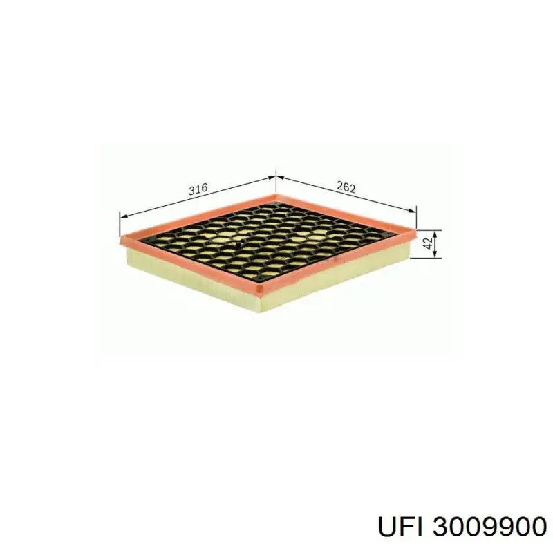 Filtro aire UFI 3009900