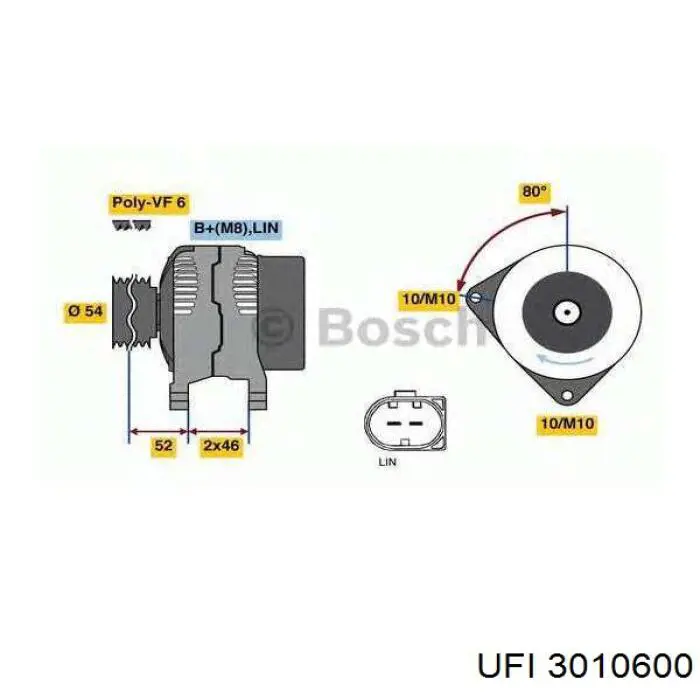El filtro de aire UFI 3010600 precio, desde 9,86 EUR