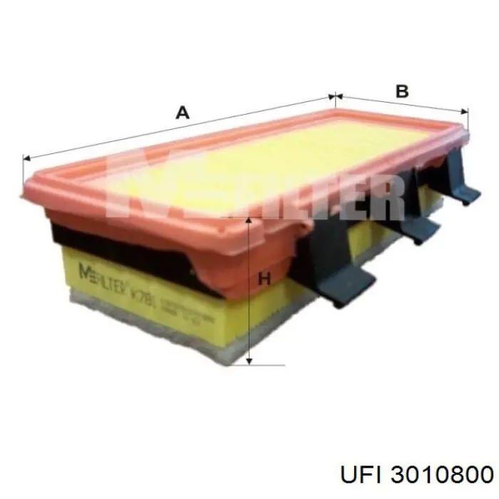 Filtro aire UFI 3010800