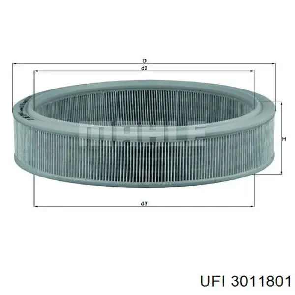 30.118.01 UFI filtro de aire
