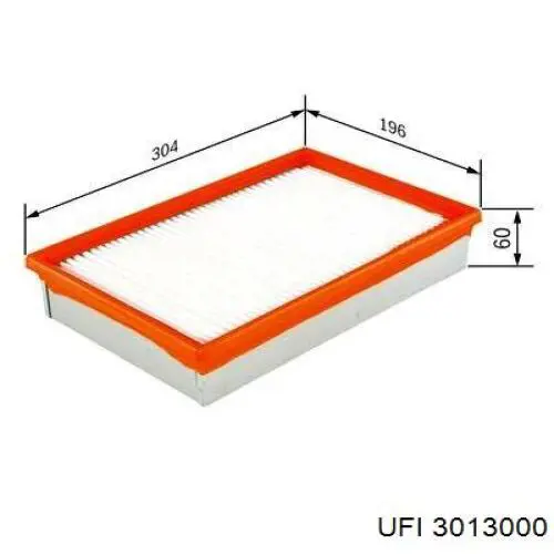 El filtro de aire UFI 3013000 precio, desde 11,35 EUR
