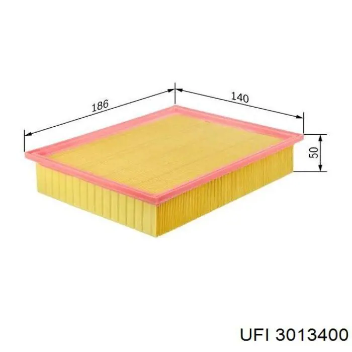 El filtro de aire UFI 3013400 precio, desde 8,17 EUR