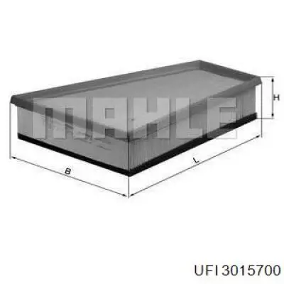 El filtro de aire UFI 3015700 precio, desde 10,54 EUR