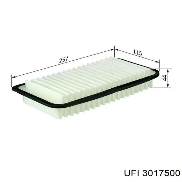 Filtro de aire 3017500 UFI