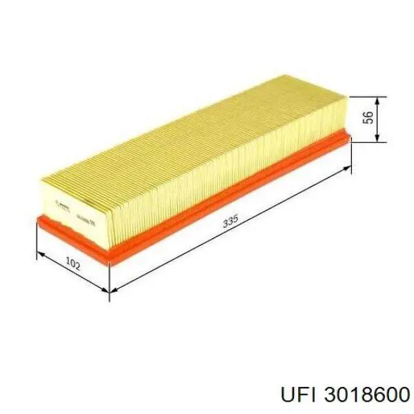 El filtro de aire UFI 3018600 precio, desde 6,75 EUR
