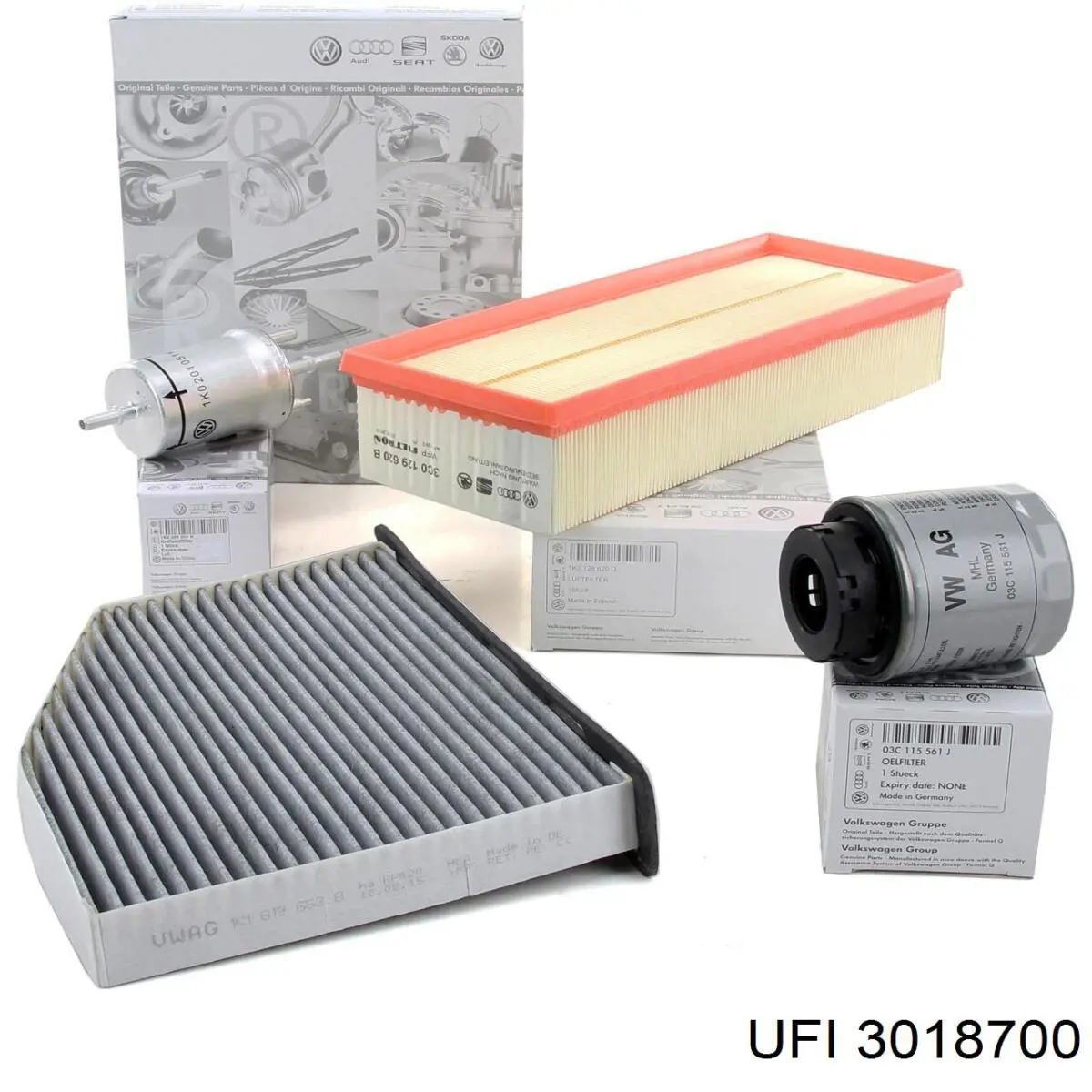 Filtro de aire Volkswagen Golf 5 1K1