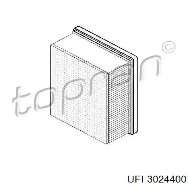 El filtro de aire UFI 3024400 precio, desde 6,31 EUR