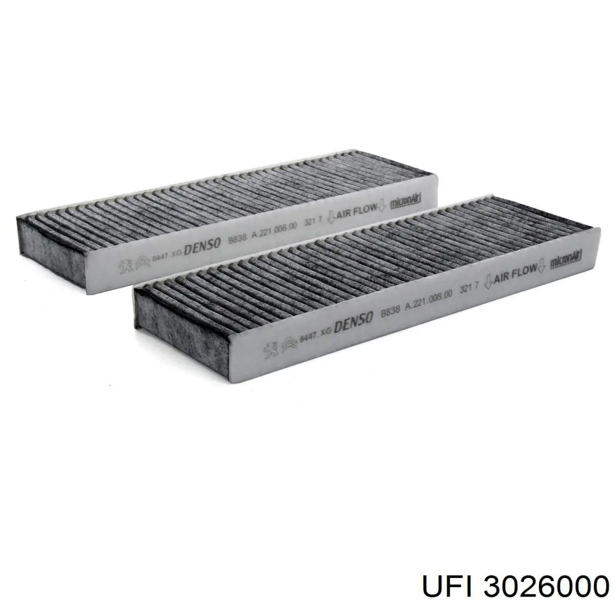 3026000 UFI Filtro de aire de motor