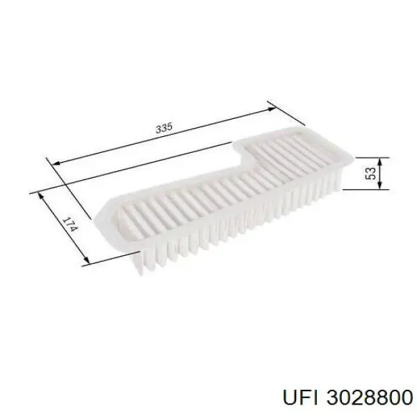 Comprar 3028800 UFI Filtro de aire