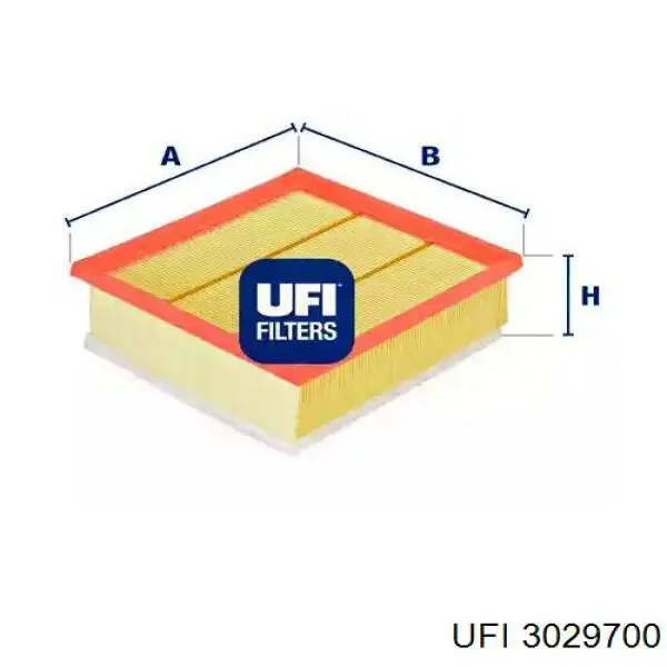 El filtro de aire UFI 3029700 precio, desde 10,28 EUR