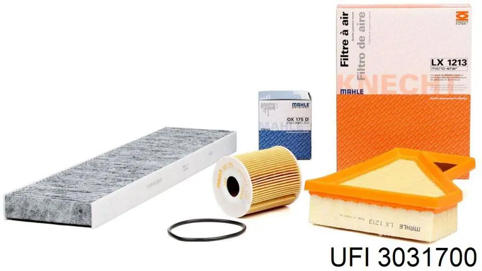 Filtro de aire 3031700 UFI
